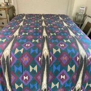 Vintage Dan River American Indian inspired Flat Sheet Southwestern